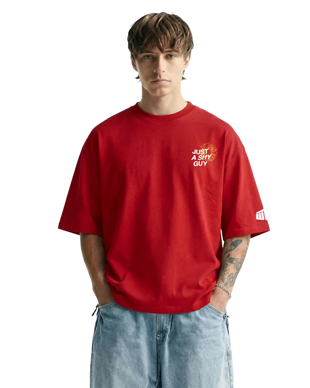 Just A Shy Guy Boxy-Fit T-Shirt