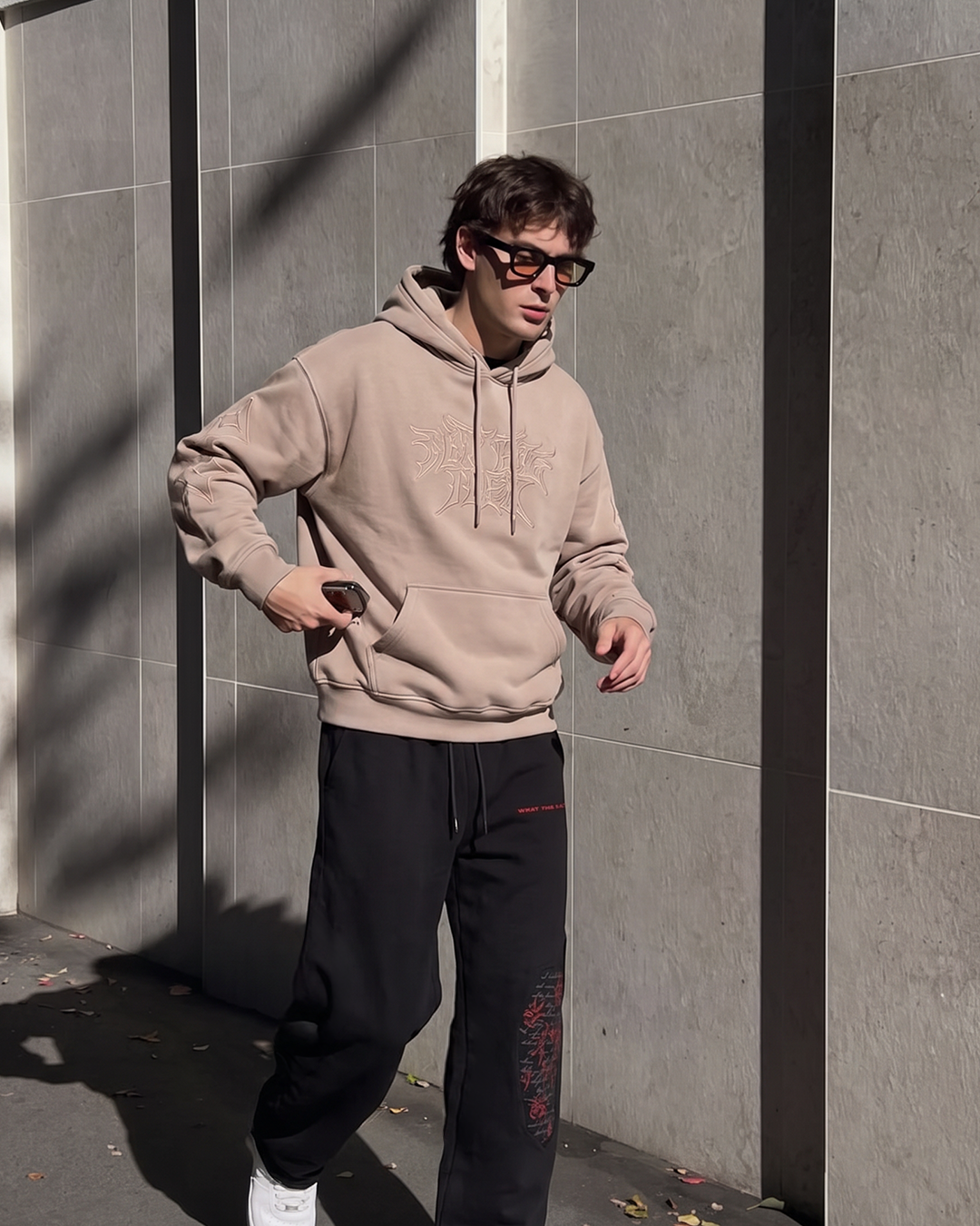 Knight Pattern Hoodie