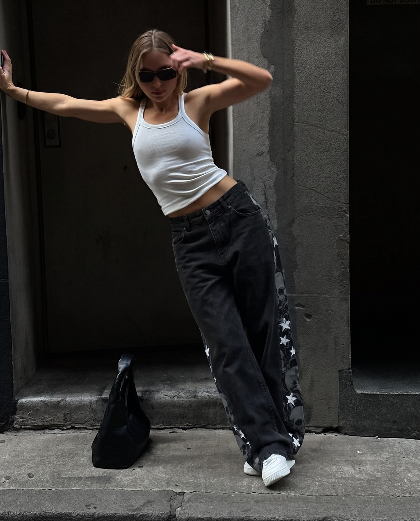 Hell Shell Baggy Jeans Women