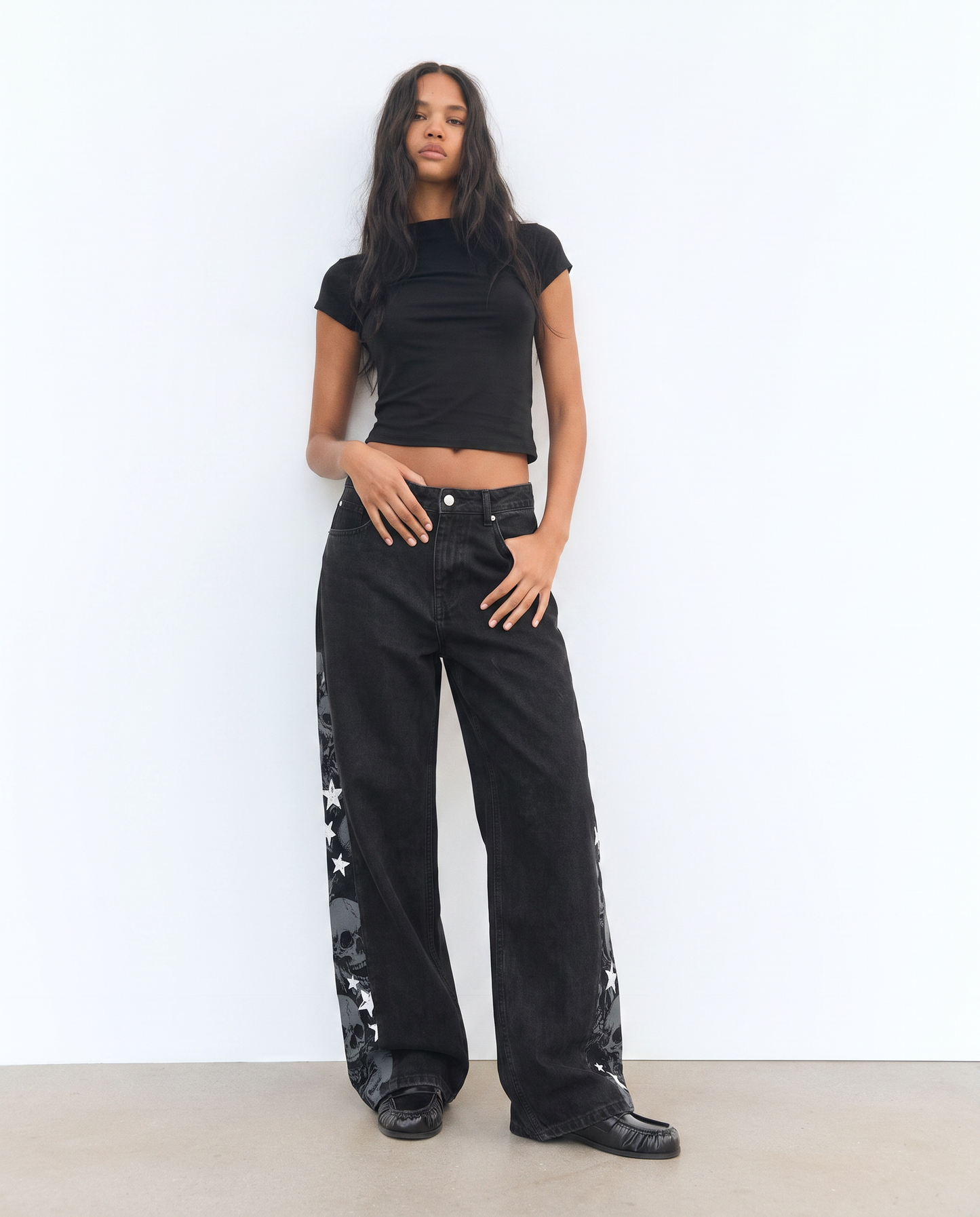 Hell Shell Baggy Jeans Women