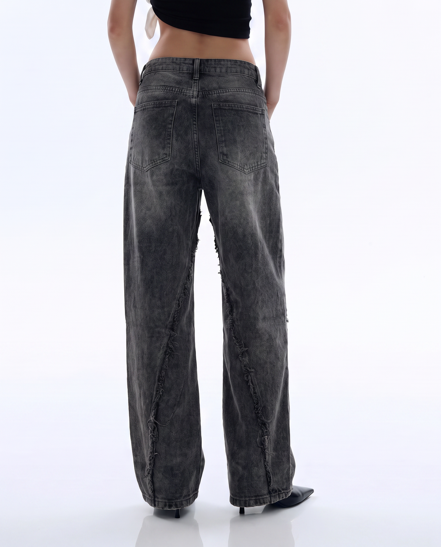 Feral Structured Baggy Jeans For Women.