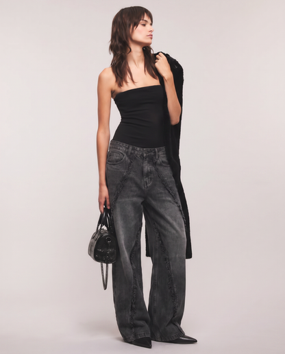 Feral Structured Baggy Jeans For Women.
