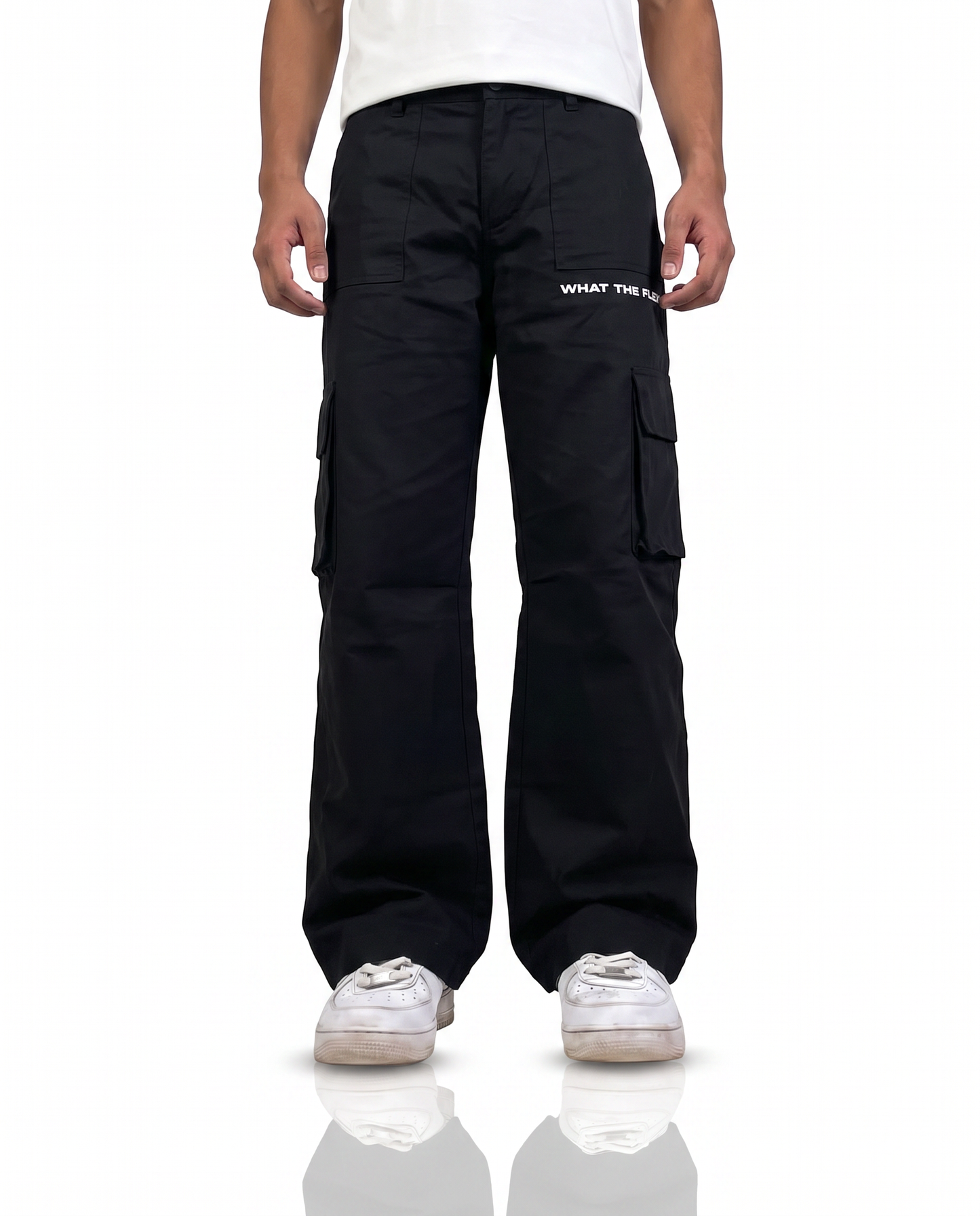 Black 12 Pocket Cargo Pants - Exclusive