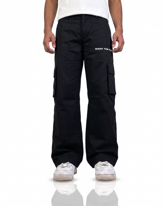 Black 12 Pocket Cargo Pants - Exclusive