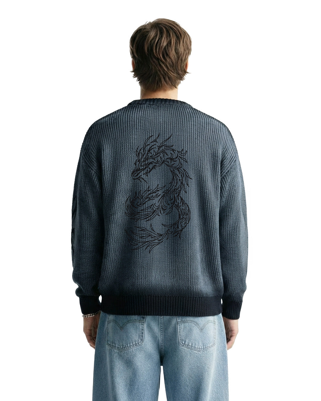 Dragon Eclipse Knit Pullover