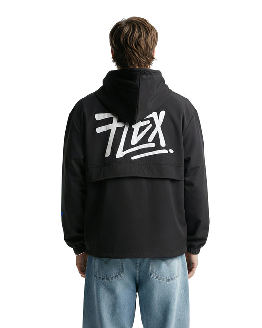Signature Black Air Nylon Hoodie
