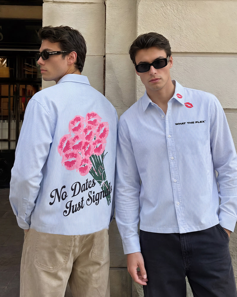 No Date Full Sleeve Stripe Shirt