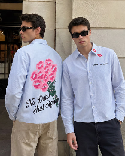 No Date Full Sleeve Stripe Shirt