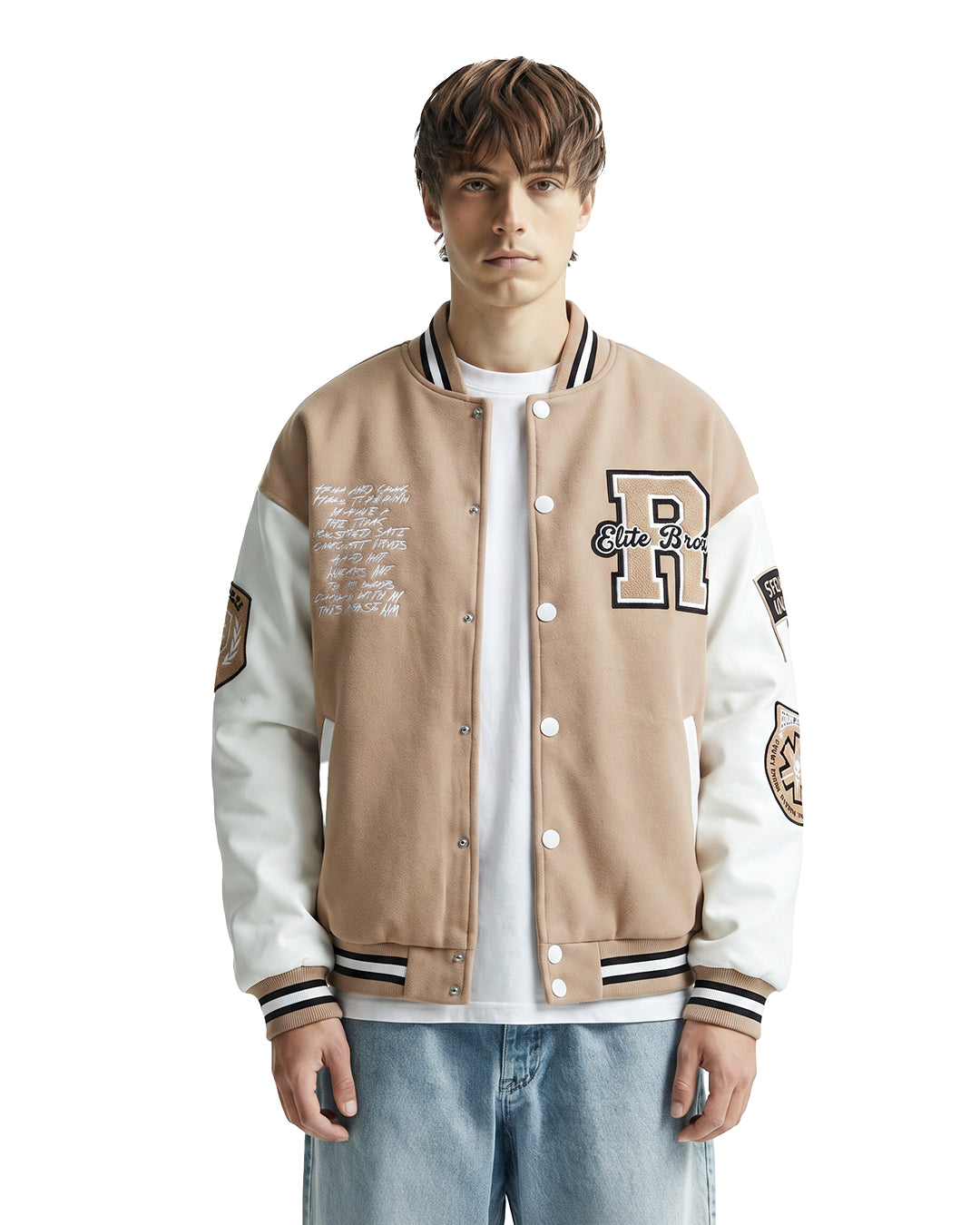 Not A Bad Influence Varsity Jacket
