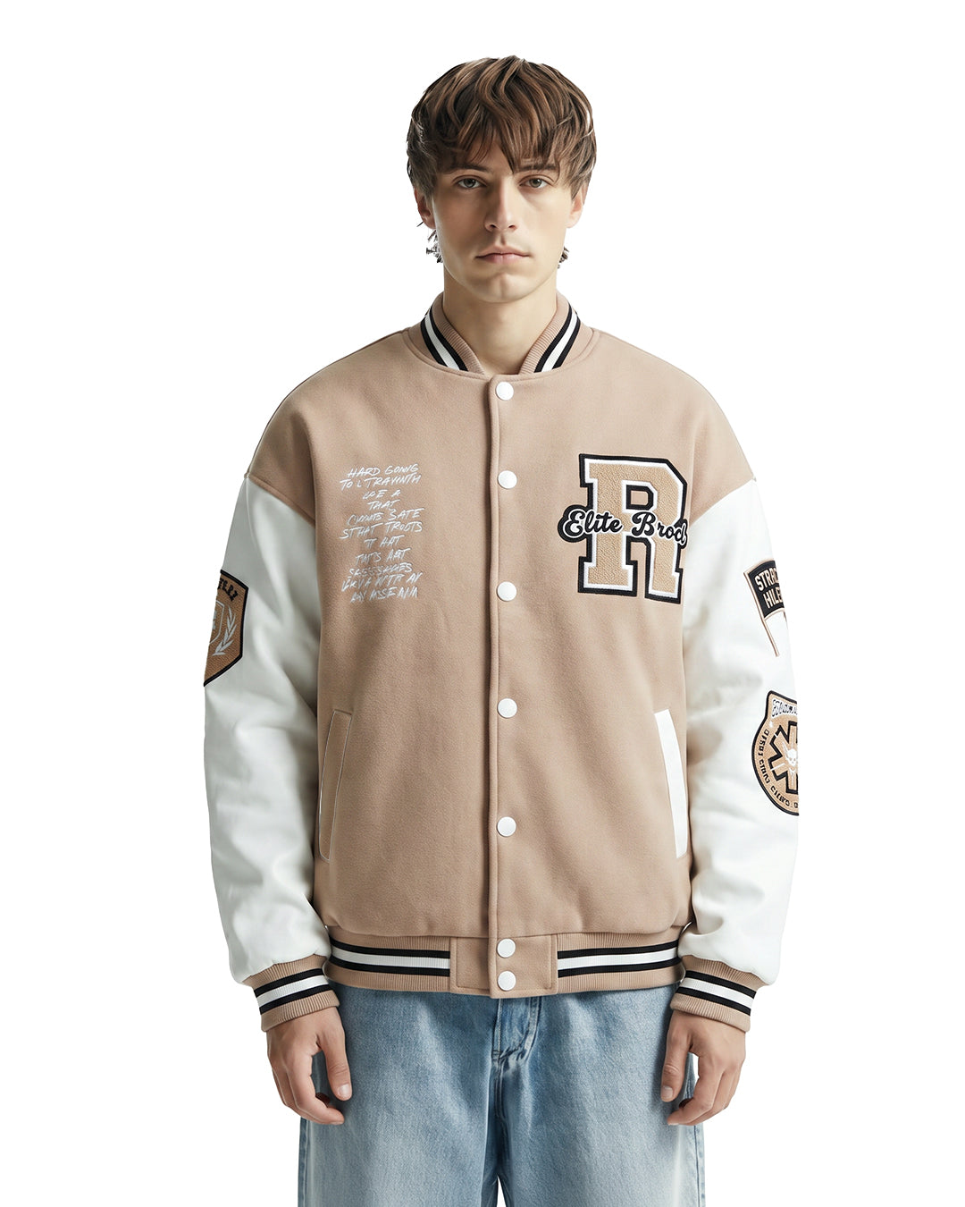 Not A Bad Influence Varsity Jacket