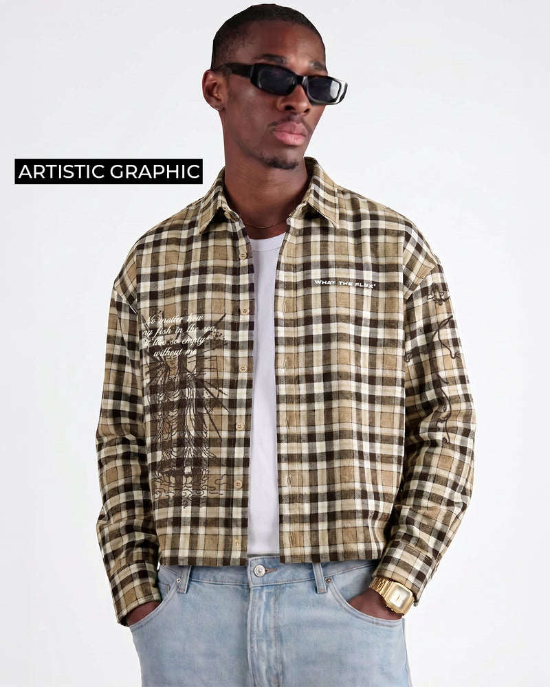 Not For You Plaid Checks Shirt