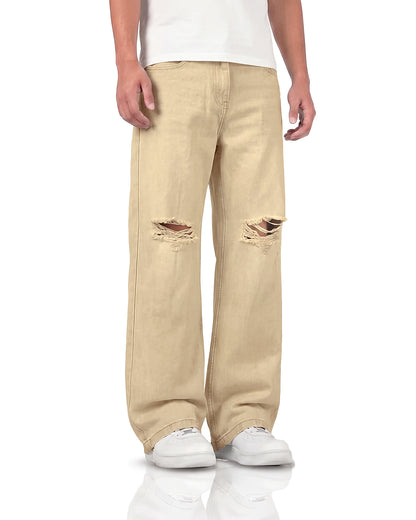 Oat Rugged Baggy Jeans