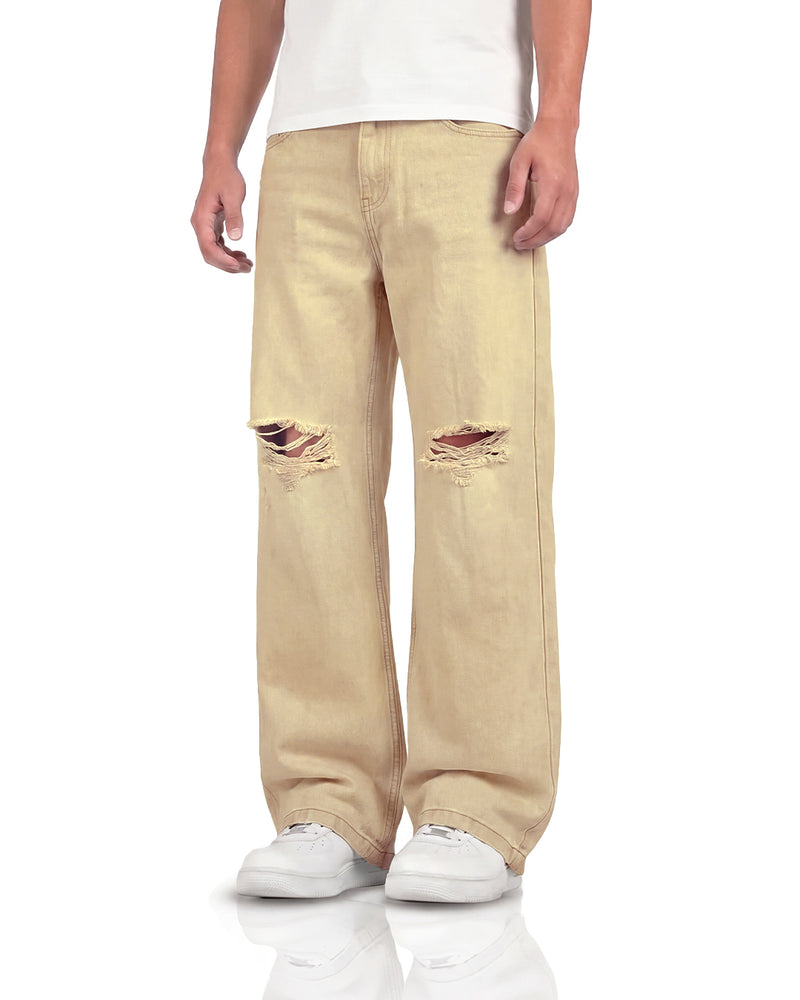 Oat Rugged Baggy Jeans