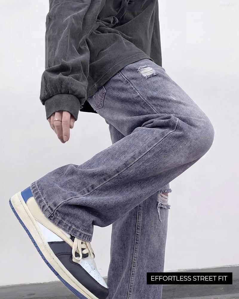 Ocean Fade Baggy Denim Jeans