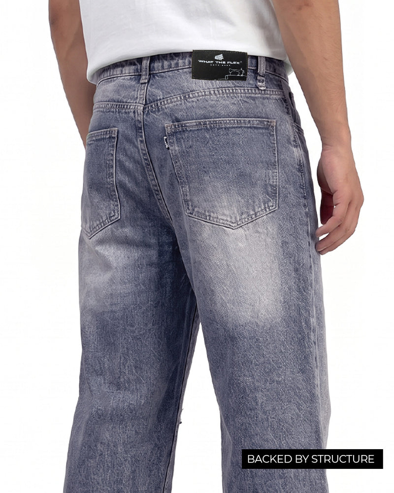 Ocean Fade Baggy Denim Jeans
