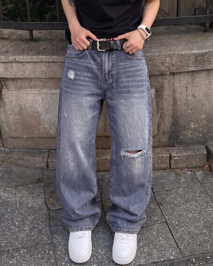 Ocean Fade Baggy Denim Jeans