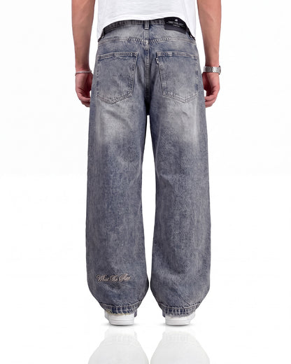 Ocean Fade Baggy Denim Jeans