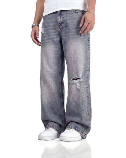 Ocean Fade Baggy Denim Jeans
