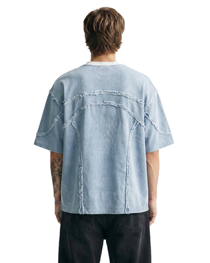 Offset Blue Denim T-shirt
