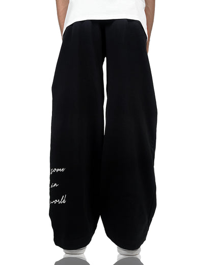 Old World Black Essential Pants