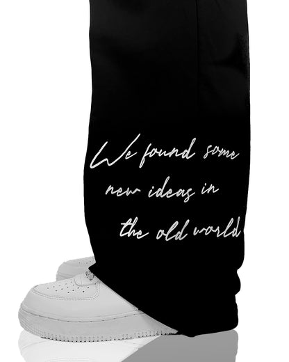 Old World Black Essential Pants