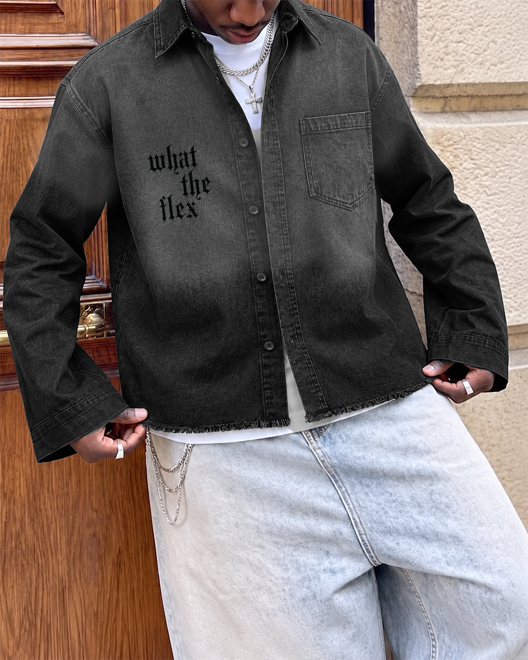 Ombre Season Denim Shirt