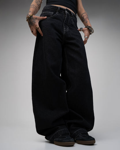 oversized denim jeans 