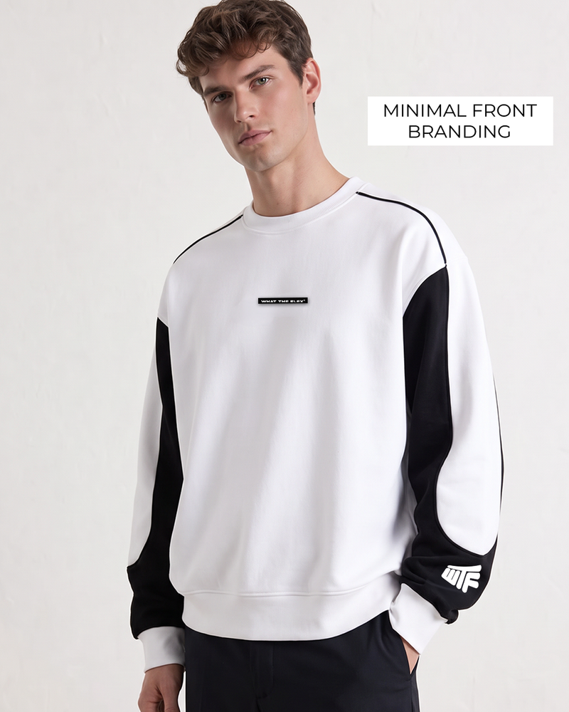 Paradise Oversized White Sweatshirt