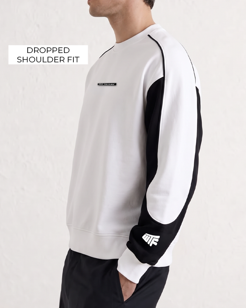 Paradise Oversized White Sweatshirt