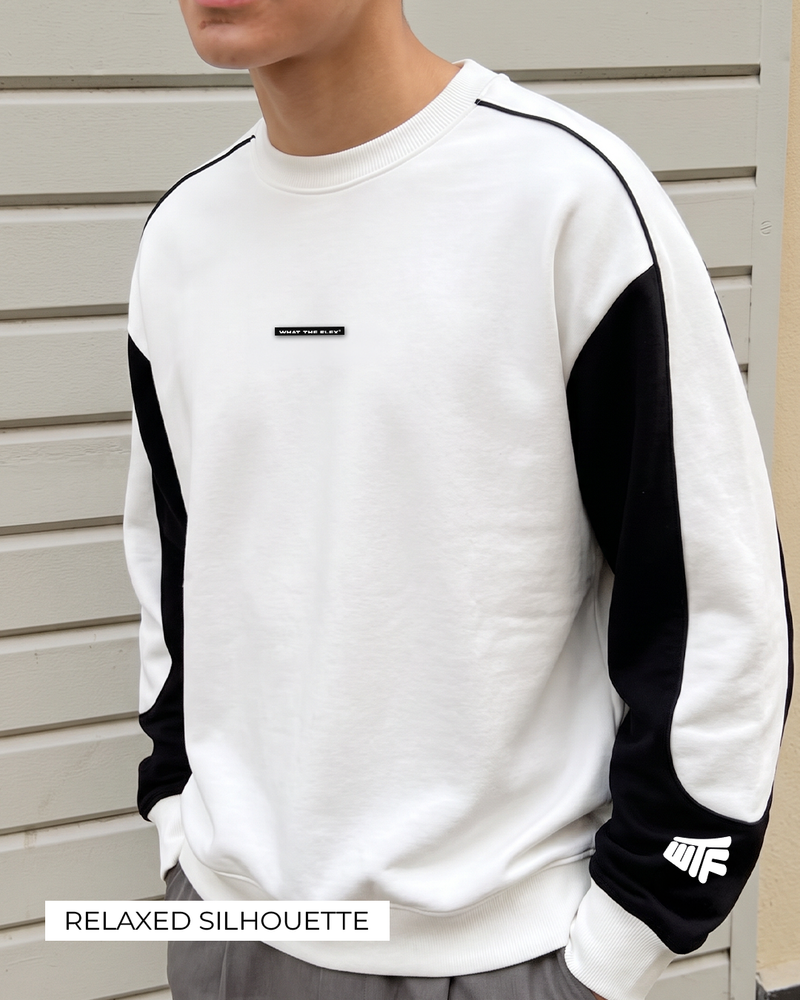 Paradise Oversized White Sweatshirt