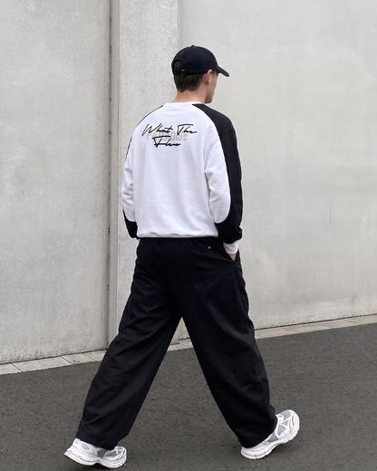 Paradise Oversized White Sweatshirt