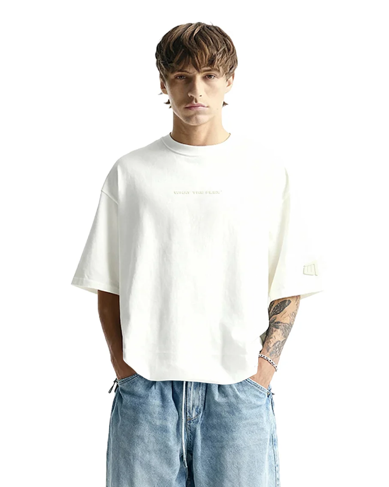 Raw Off White Boxy-Fit T-Shirt