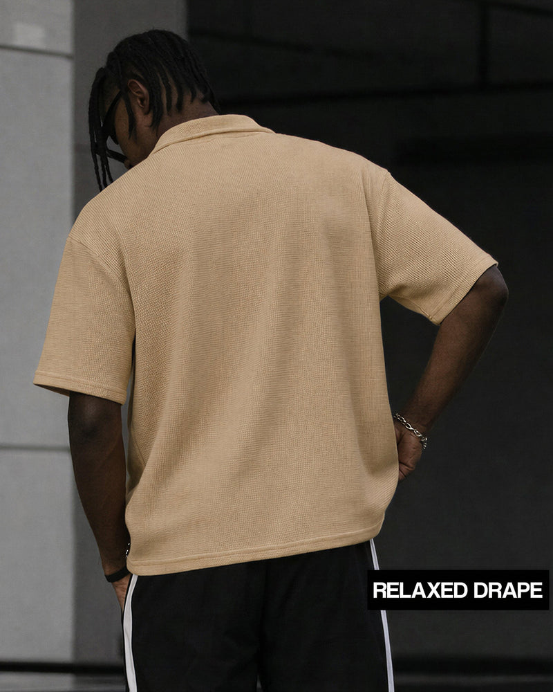 Raw Beige Polo T-Shirt