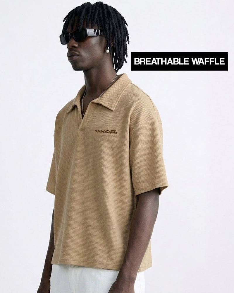 Raw Beige Polo T-Shirt