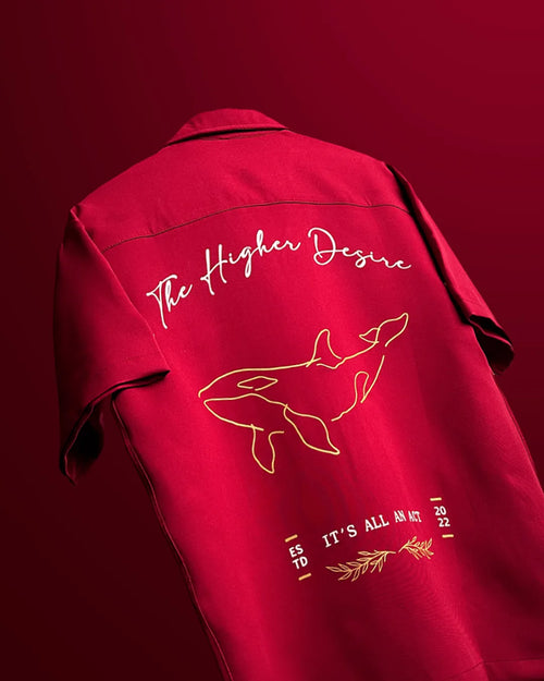 The Higher Desire Bowling Shirt - WHAT THE FLEX