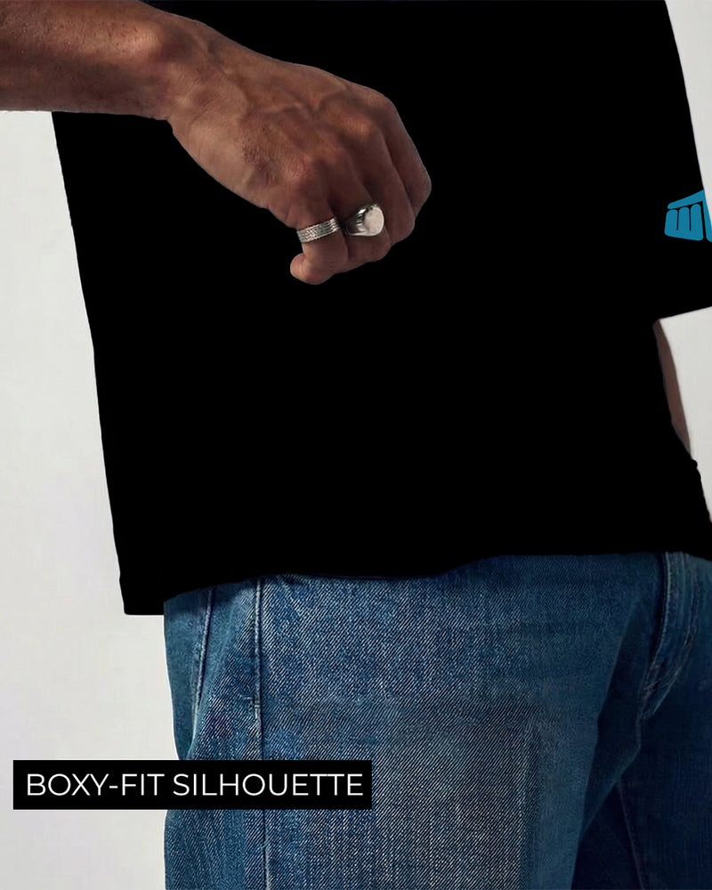 Sapphire Boxy-Fit T-shirt