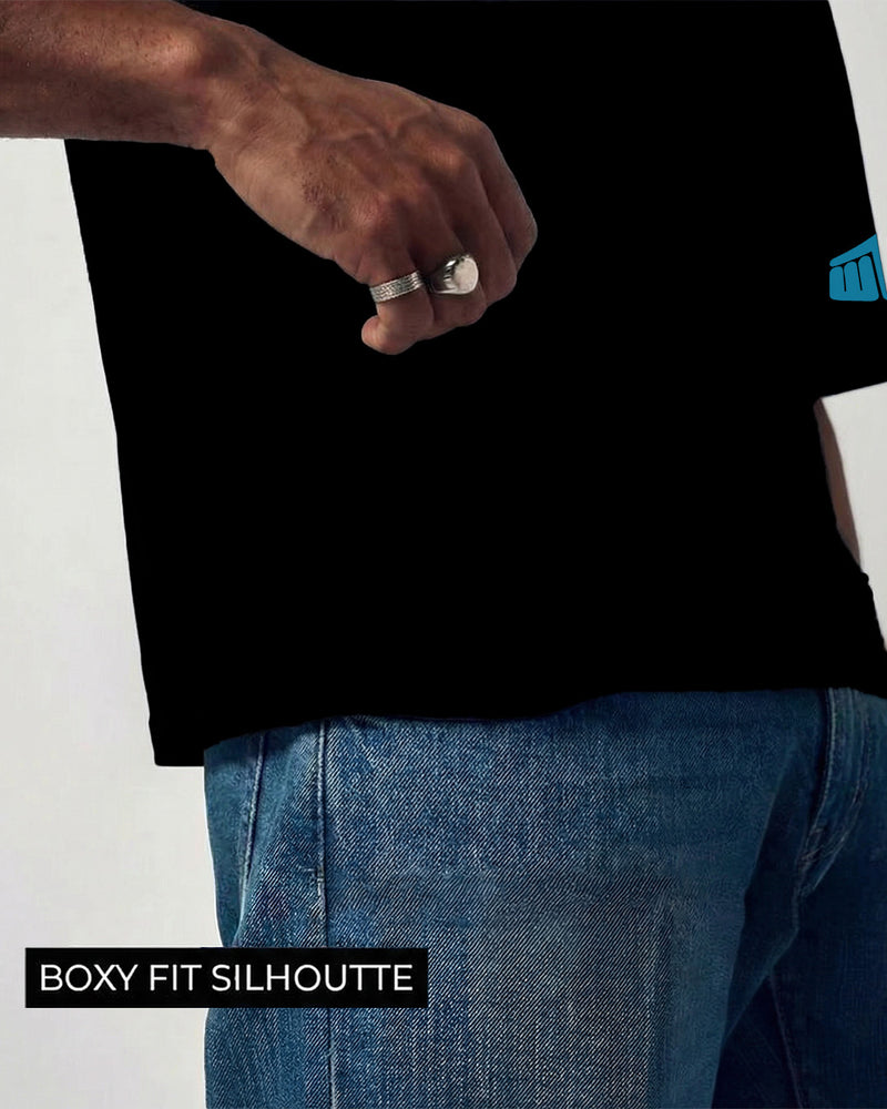 Sapphire Boxy-Fit T-shirt