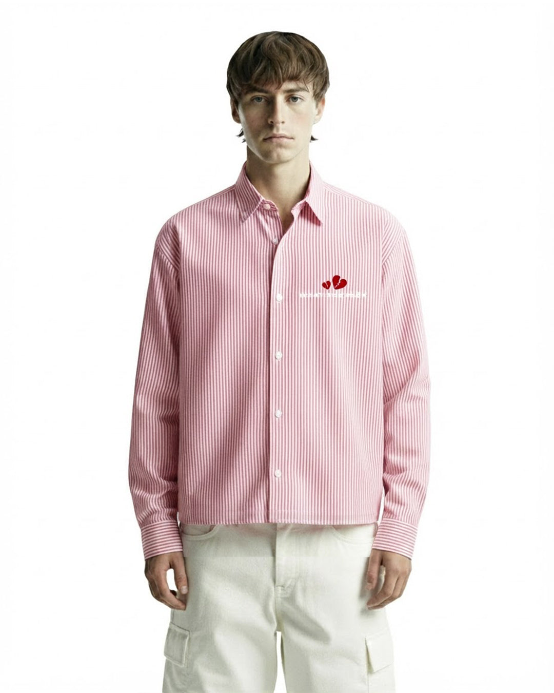 Think Of Me Full Sleeves Striped Shirt