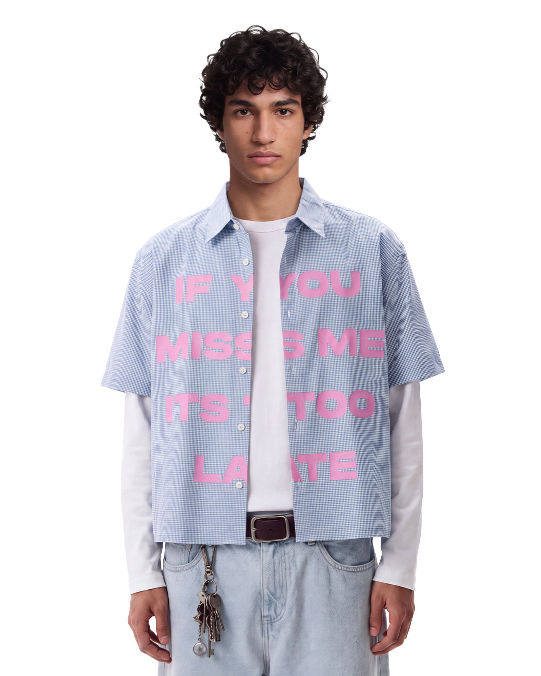 Too Late Half Sleeves Checks Shirt