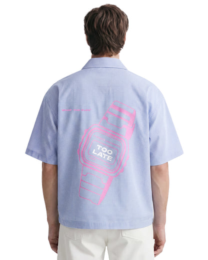 Too Late Half Sleeves Checks Shirt