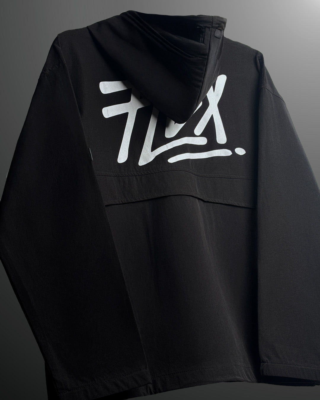Signature Black Air Nylon Hoodie