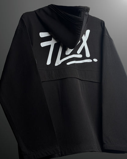 Signature Black Air Nylon Hoodie