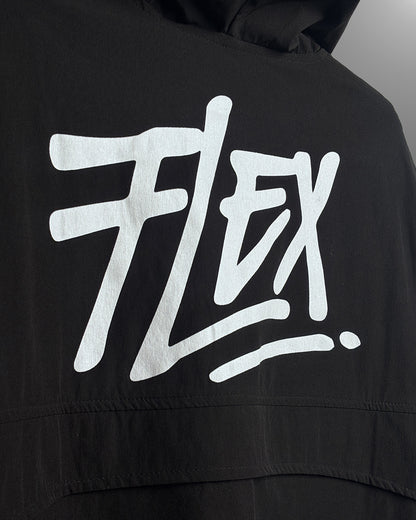 Signature Black Air Nylon Hoodie