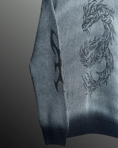 Dragon Eclipse Knit Pullover
