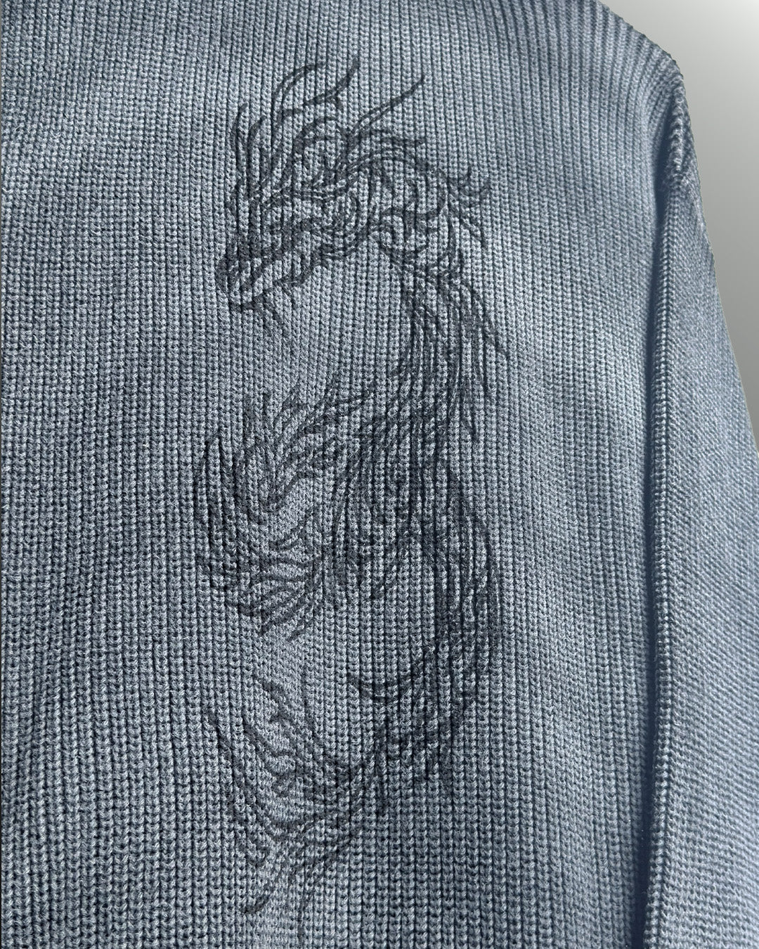 Dragon Eclipse Knit Pullover