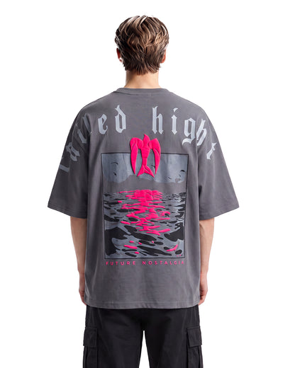 Called Higher Grey Heavyweight T-shirt