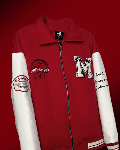 Young Forever Red Varsity Jacket